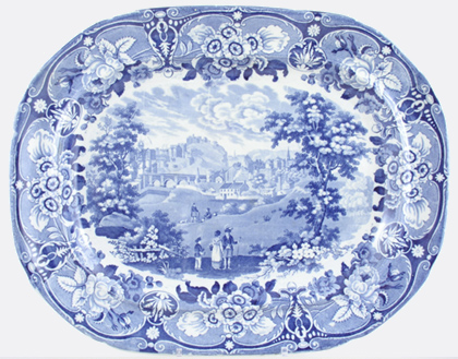 Meat Dish or Platter Edinburgh c1825
